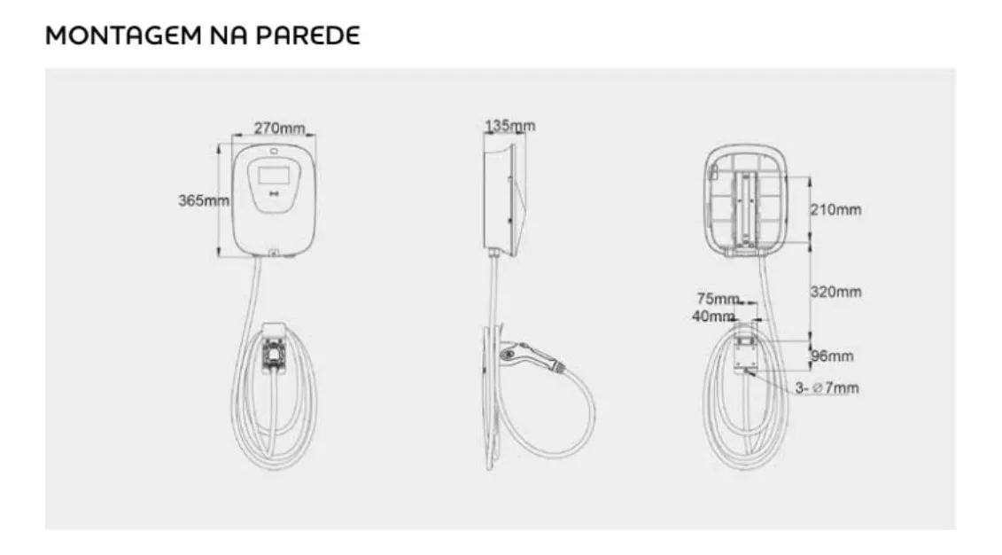 Carregador Veicular Rise Silver 22kw Ac Tipo 2 Touch Wi-fi - Imagem 6