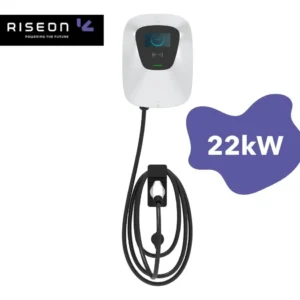 Carregador Veicular Rise Silver 22kw Ac Tipo 2 Touch Wi-fi